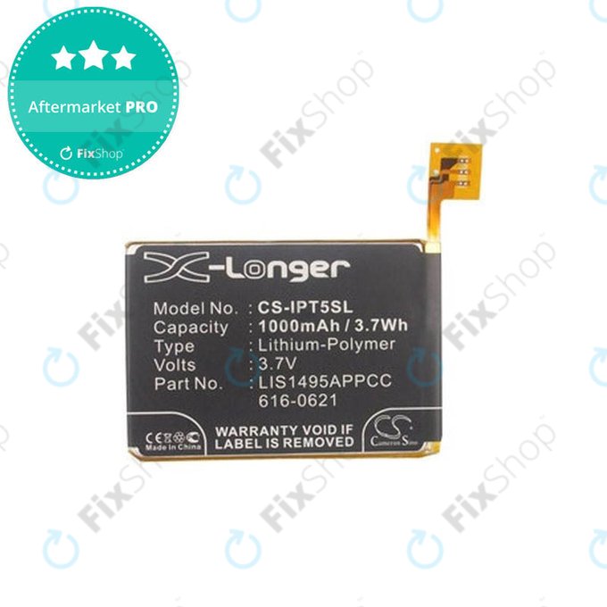 Apple iPod Touch (5th Gen) - Baterija 616-0621 1000mAh HQ