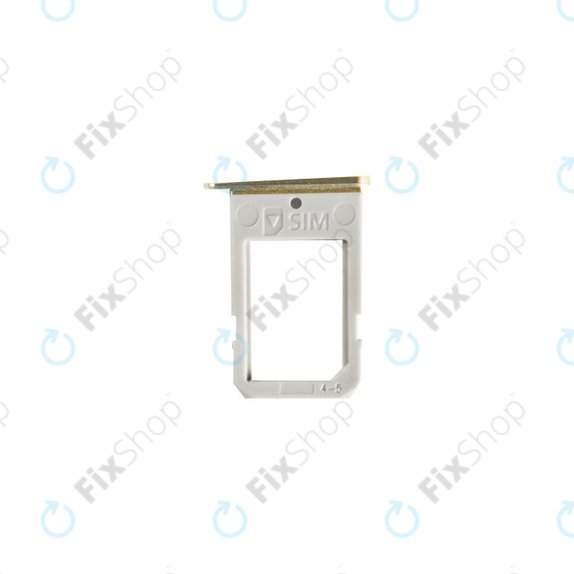 Samsung Galaxy S6 Edge G925F - Reža za kartico SIM (Gold Platinum) - GH98-35872C Genuine Service Pack