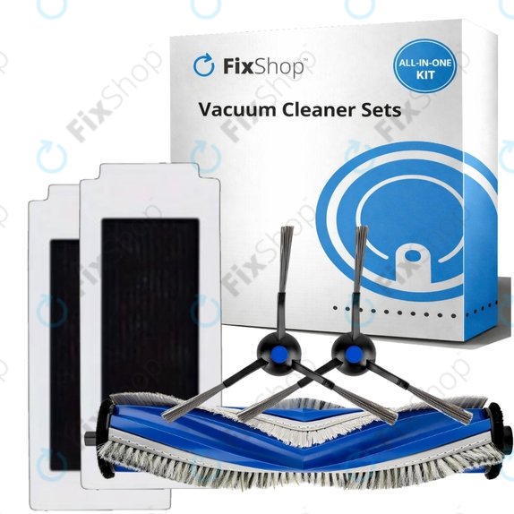 Komplet nadomestnih delov za Ecovacs Omni T30 (1x Glavna krtača, 2x Filter, 2x Stranska krtača)