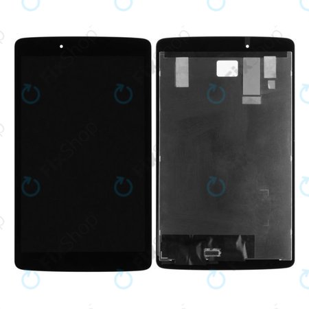 LG G Pad 8.0 LTE V490 - LCD zaslon + steklo na dotik (Black) TFT