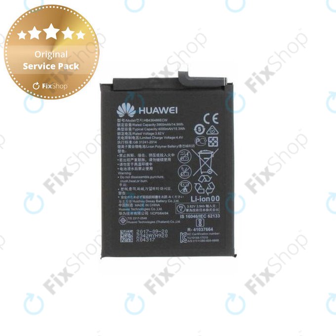 Huawei Mate 10 Pro BLA-L29, P20 Pro, Mate 10, View 20, Mate 20, Honor 20 Pro - Baterija HB436486ECW 4000mAh - 24022342, 24022827 Genuine Service Pack