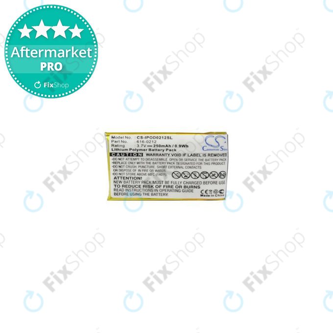 Apple iPod Shuffle (1st Gen) - Baterija 616-0212 250mAh HQ