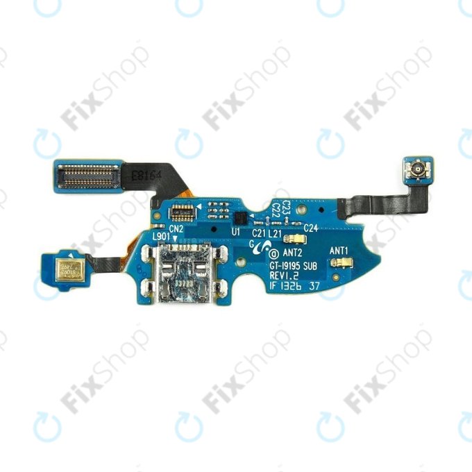 Samsung Galaxy S4 Mini i9195 - Priključek za polnjenje + Flex kabel + mikrofon - GH59-13379A Genuine Service Pack