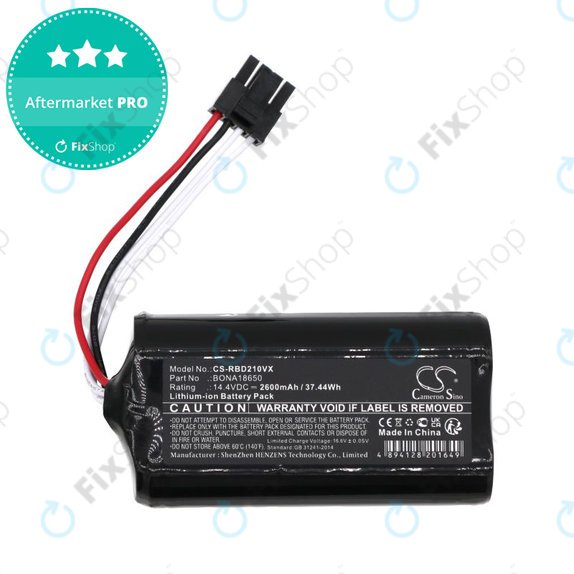 Baterija za RobZone Duoro Xcontrol 2, BONA18650, 2600mAh, Li-Ion, 14.4V, HQ