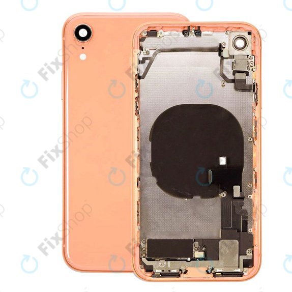 Apple iPhone XR - zadnje ohišje z majhnimi deli (Coral)
