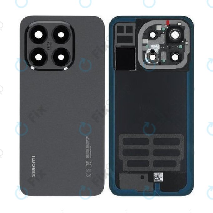 Pokrov baterije za Xiaomi 15T 5G, Black, 5600090O12A00, Genuine Service Pack