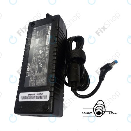 Polnilni adapter za Acer, 77011164, 135W, 19V, Črna, Genuine Service Pack