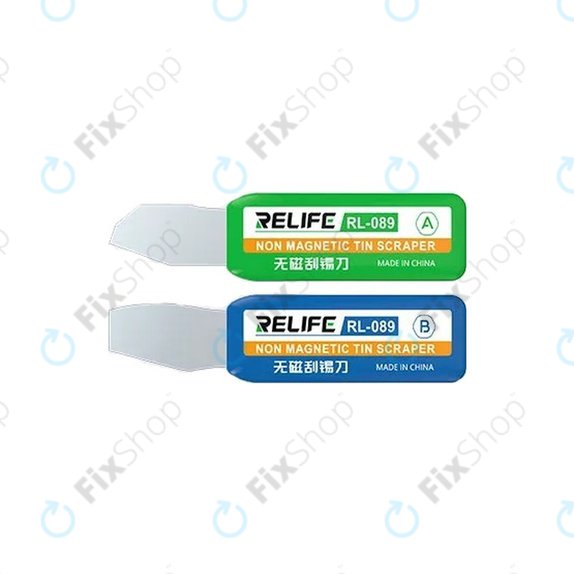 Relife RL-089 - Komplet ploščatih nožev za odstranjevanje cina