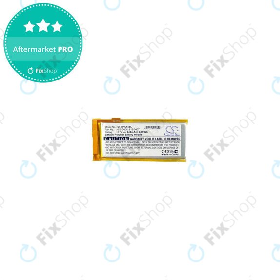 Apple iPod Nano (4th Gen) - Baterija 616-0405 240mAh HQ