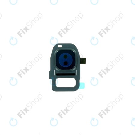 Samsung Galaxy S7 Edge G935F - Stekleni okvir zadnje kamere (Black) - GH98-39403A Genuine Service Pack