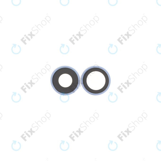 Apple iPhone 17 - Steklo zadnje kamere z okvirjem (Mist Blue) - 2 kosa