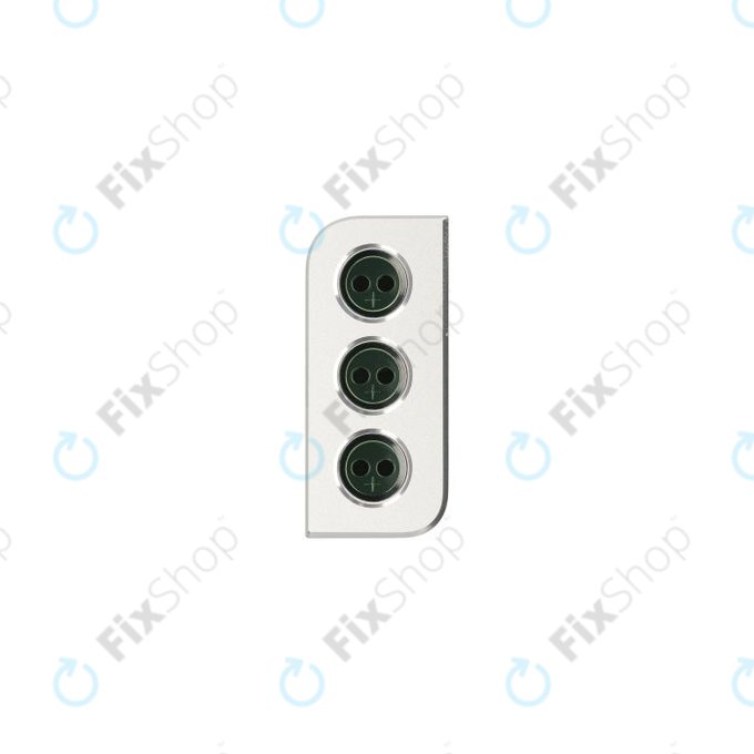Samsung Galaxy S21 G991B - Stekleni okvir zadnje kamere (Phantom White) - GH98-46110C Genuine Service Pack