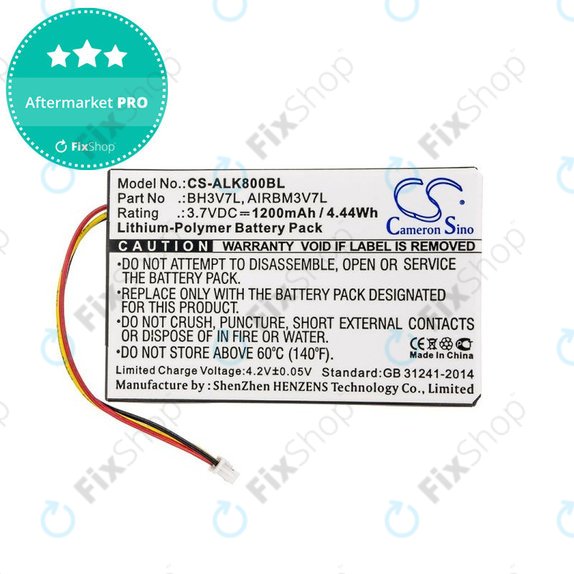 Baterija za Autec Air A4, A6, A8, 1200mAh, Li-Pol, 3.7V, BH3V7L, AIRBM3V7L, HQ