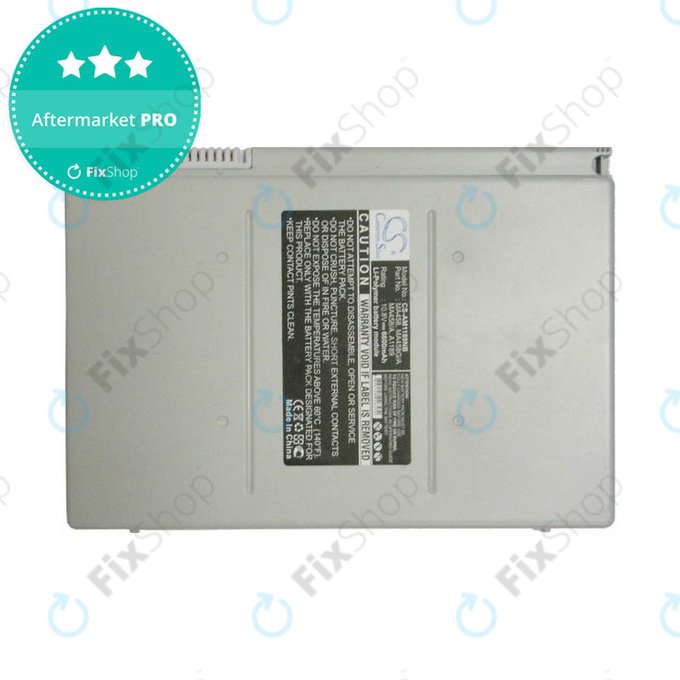 Apple MacBook Pro 17 A1151 (EMC 2102) - Baterija A1189, MA458 6600mAh HQ