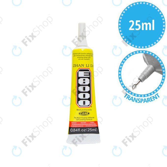 Adhesive lepilo E8000 - 25 ml (prozorno)