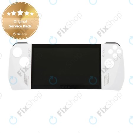Asus ROG Ally (2023) - LCD zaslon + steklo na dotik + okvir (White) - 90NV0GY0-R20011 Genuine Service Pack