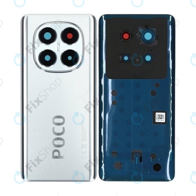 Xiaomi Poco X7 24095PCADG - Pokrov baterije (Silver) - 5600060O16P00 Genuine Service Pack