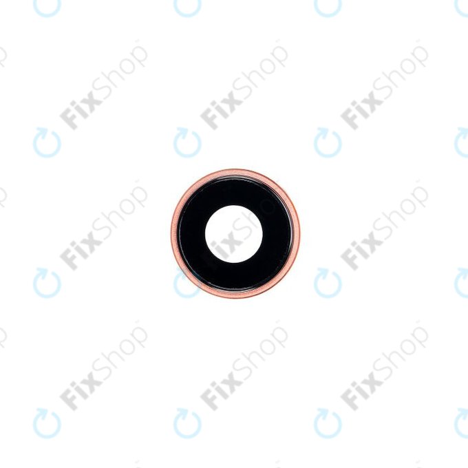 Apple iPhone XR - Steklo kamere z okvirjem (Coral)