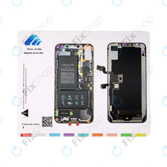 Magnetni organizator z vijaki s shemo (iPhone XS Max)