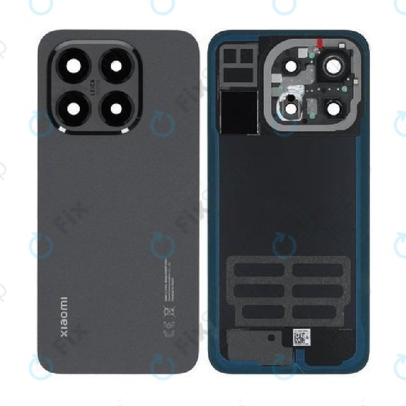 Pokrov baterije za Xiaomi 15T 5G, Black, 5600090O12A00, Genuine Service Pack