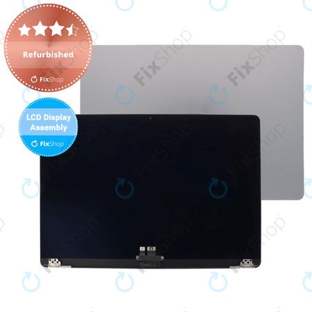 Apple MacBook Air 15" M2 A2941 (2023), M3 A3114 (2024) - LCD zaslon + sprednje steklo + pokrov (Space Gray) Refurbished