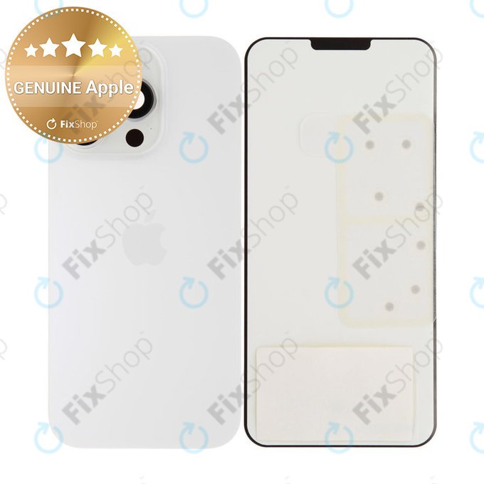 Steklo zadnjega ohišja za iPhone 16 Pro | White Titanium | 661-42723 | Genuine Apple