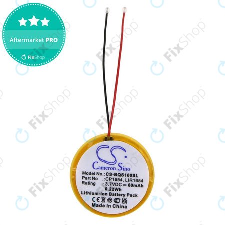 Baterija za Bose Soundsport Pulse, Wireless, 60mAh, Li-Ion, 3.7V, CP1654, HQ