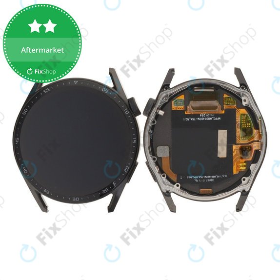 Huawei Watch GT 3 46mm JPT-B19 - LCD zaslon + steklo na dotik + okvir (Black)