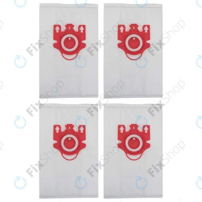 Vrečka za sesalnik, 4 kos za Miele Compact C1, Compact C2, Complete C1, S4, S6, S 241 - S 799