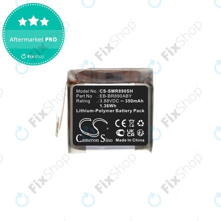 Baterija za Samsung Galaxy Watch4 Classic 46 mm, 350mAh, Li-Pol, 3.88V, EB-BR890ABY, HQ