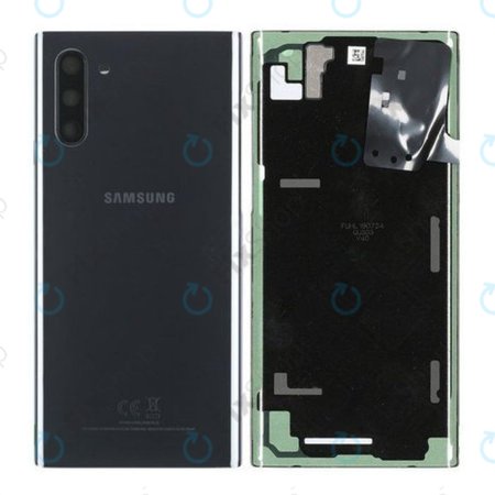 Samsung Galaxy Note 10 - Pokrov baterije (Aura Black) - GH82-20528A Genuine Service Pack