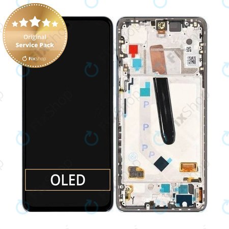 Xiaomi Poco F3 - LCD zaslon + steklo na dotik + okvir (Blue) - 560004K11A00 Genuine Service Pack