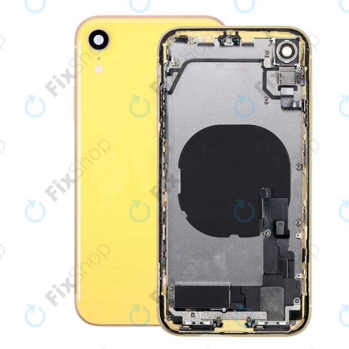 Apple iPhone XR - Zadnje ohišje z majhnimi deli (Yellow)