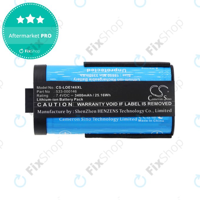 Baterija za Logitech Ultimate Ears Megaboom 3, Ultimate Ears MegaBlast, 3400mAh, Li-Ion, 7.4V, 533-000146, HQ