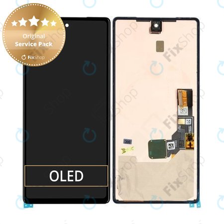 Google Pixel 7a - LCD zaslon + steklo na dotik + okvir - G949-00364-00 Genuine Service Pack