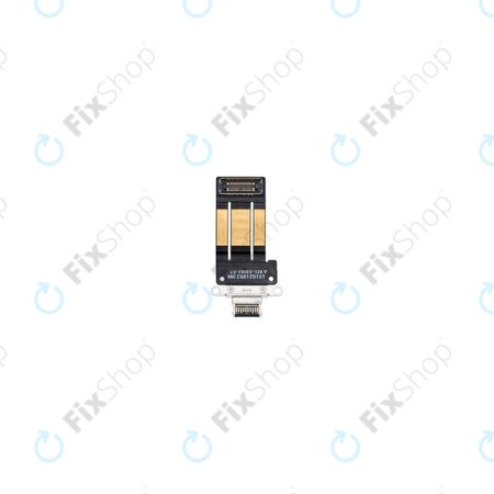 Apple iPad Pro 11.0 (3rd Gen, 4th Gen), 12.9 (5th Gen) - Priključek za polnjenje + Flex kabel (Black)