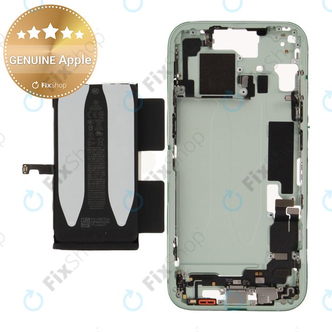 Srednji okvir z baterijo za iPhone 15 | Green | ZD076-00673 | Genuine Apple