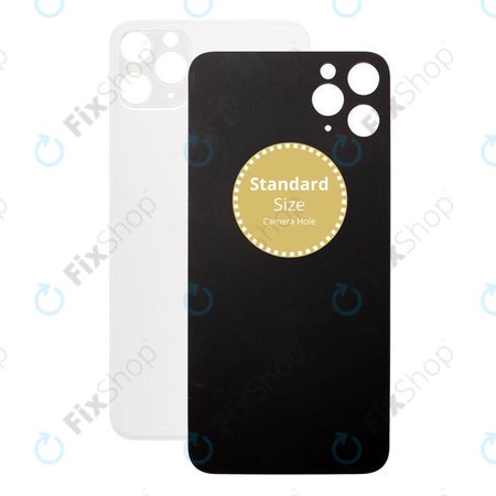 Apple iPhone 11 Pro Max - Steklo zadnjega ohišja (Silver)