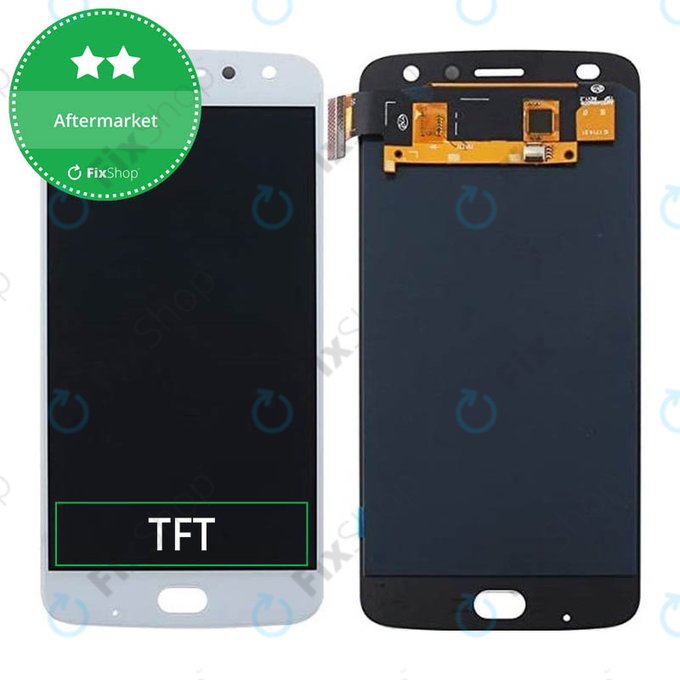 Motorola Moto Z2 Play XT1710-09 - LCD zaslon + steklo na dotik (White) TFT