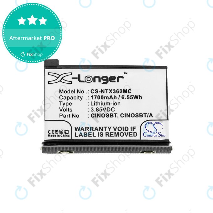 Baterija za Insta360 One X2, 1700mAh, Li-Ion, 3.85V, CINOSBT, HQ