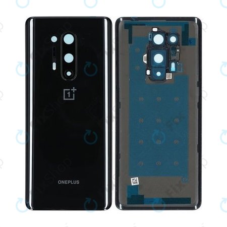 OnePlus 8 Pro - Pokrov baterije (Onyx Black) - 1091100173 Genuine Service Pack