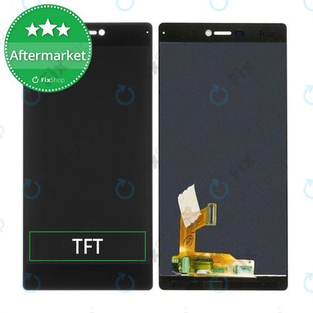 Huawei P8 - LCD zaslon + steklo na dotik (Black) TFT