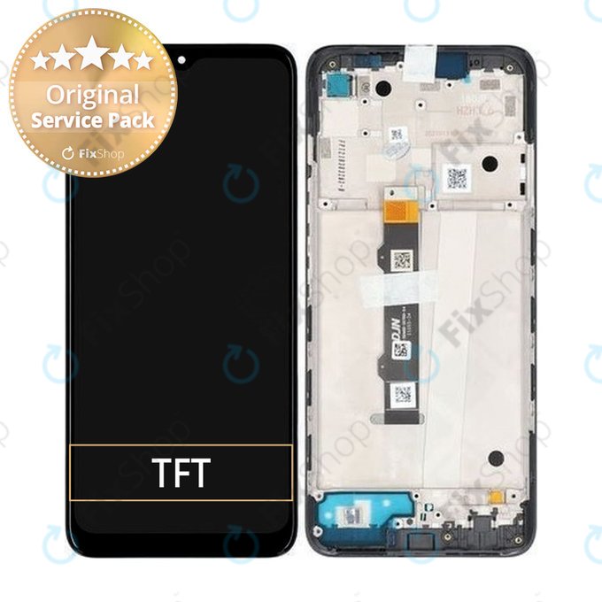 Motorola Moto G50 XT2137 - LCD zaslon + steklo na dotik + okvir (Steel Grey) - 5D68C18403 Genuine Service Pack