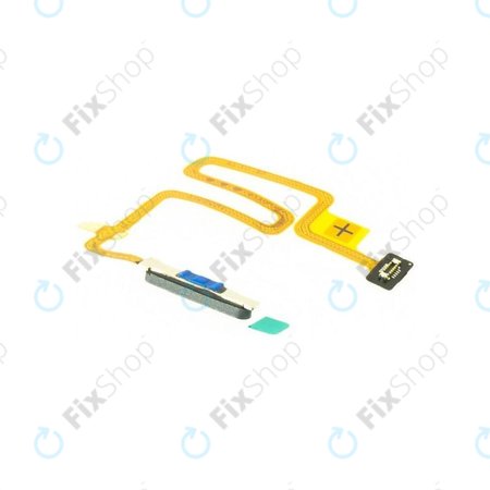 Oppo A54 5G, A74 5G - Senzor prstnih odtisov + Flex kabel (Fluid Black) - 9180874 Genuine Service Pack