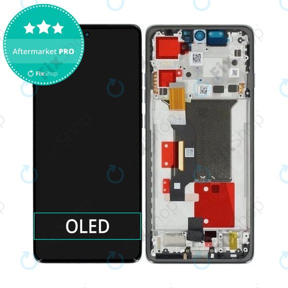 Motorola Edge 60 Pro - LCD zaslon + steklo na dotik + okvir (Shadow) OLED