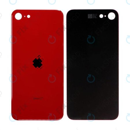 Apple iPhone SE (2nd Gen 2020) - Steklo zadnjega ohišja (Red)