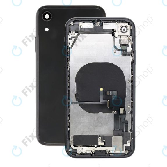 Apple iPhone XR - Zadnje ohišje z majhnimi deli (Black)