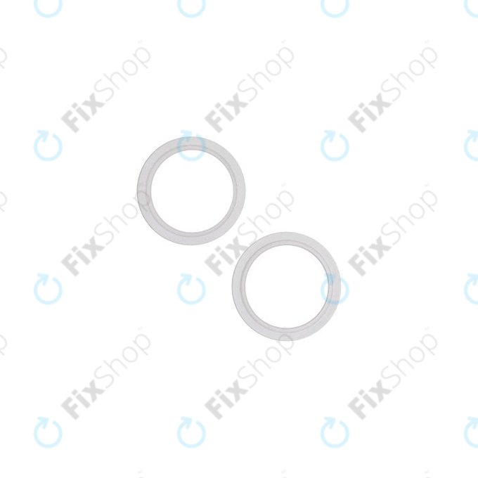 Apple iPhone 13, 13 Mini - Stekleni okvir zadnje kamere (Starlight) - 2 kosa