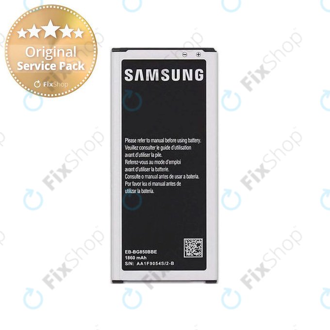 Samsung Galaxy Alpha G850F - Baterija EB-BG850BBE 1860mAh - GH43-04278A Genuine Service Pack
