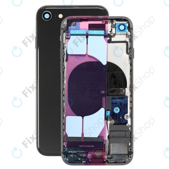 Apple iPhone 8 - zadnje ohišje z majhnimi deli (Space Gray)